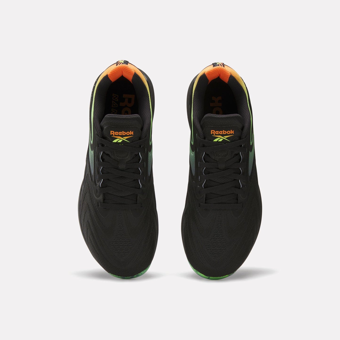 Reebok Footwear Men Nano X5 Edge Training Shoes BLACK/ARENA ORANGE/DIGITAL LIM