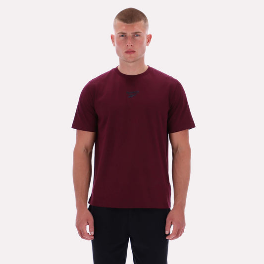 Reebok Apparel Men Core Essentials T-Shirt BLACK CHERRY