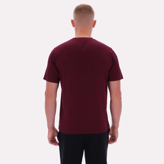 Reebok Apparel Men Core Essentials T-Shirt BLACK CHERRY