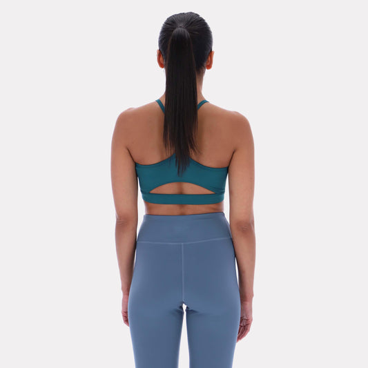 Reebok Apparel Women Everyday Strappy Sports Bra RETRO TEAL