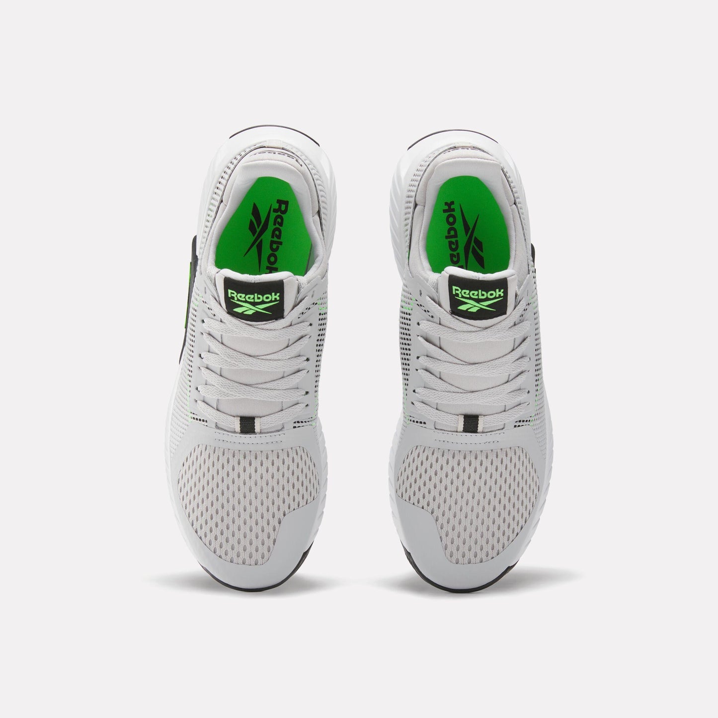 Reebok Footwear Men Flip Charge Training Shoes PURE GREY 2 /SOLAR LIME