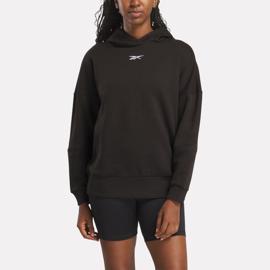 Reebok Apparel Women Lux Oversized Hoodie BLACK