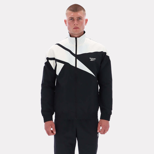 Reebok Apparel Men Classics Vector Track Jacket BLACK/CLASSIC WHITE