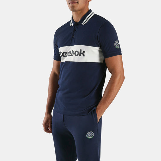 REEBOK APPAREL MEN Lawn Club Polo Shirt VECTOR NAVY