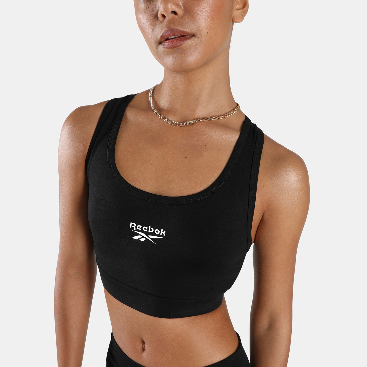 REEBOK APPAREL WOMEN ID Cotton Bralette BLACK