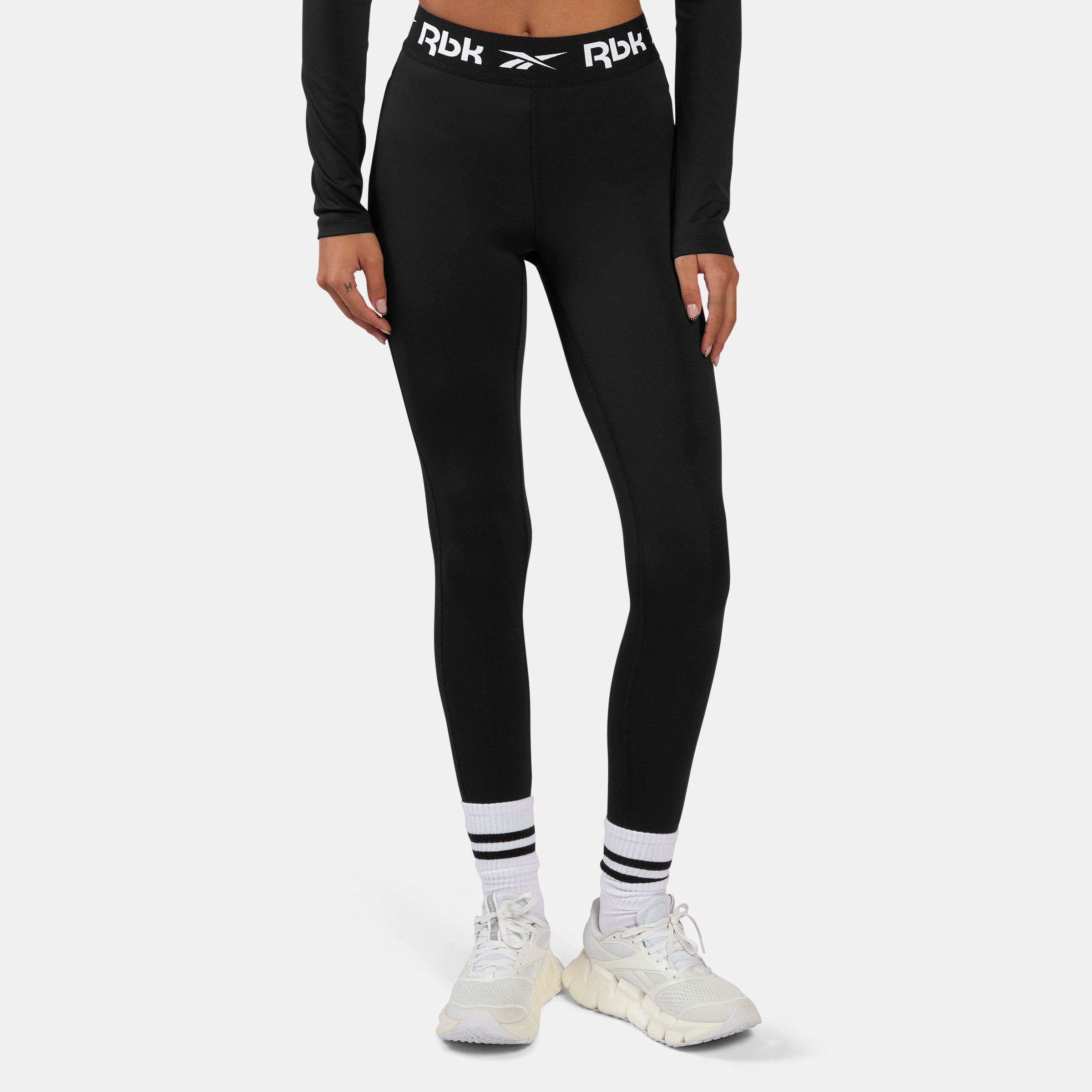 REEBOK APPAREL WOMEN ID Train Ruched Leggings BLACK – Reebok Canada