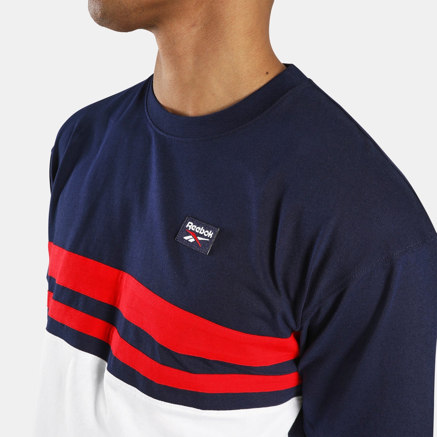 REEBOK APPAREL MEN Heritage T-Shirt VECTOR NAVY