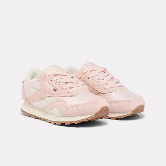 REEBOK FOOTWEAR KIDS Classic Nylon Shoes - Pre-School PUREPINK/CHALK/GUM