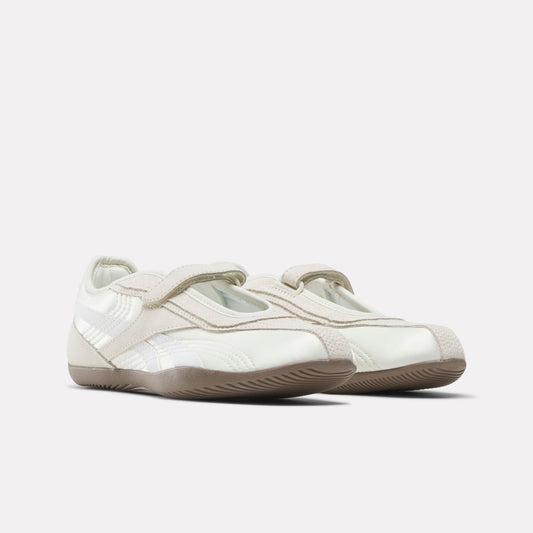 REEBOK FOOTWEAR WOMEN Ultra Lo Mary Jane Shoes VINTAGECHALK/FTWRWHITE/GUM