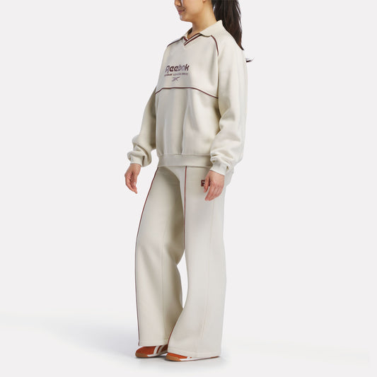 REEBOK APPAREL WOMEN Heritage Crewneck Sweatshirt LINEN