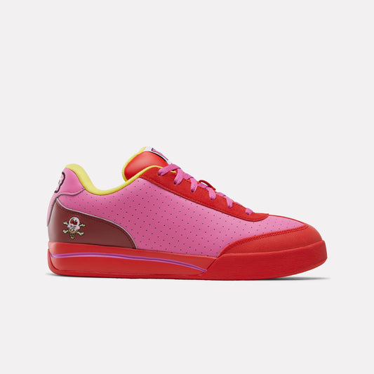 REEBOK FOOTWEAR UNISEX Reebok x BBC Board Flip Skate Shoes RED/YELLOW/PINK