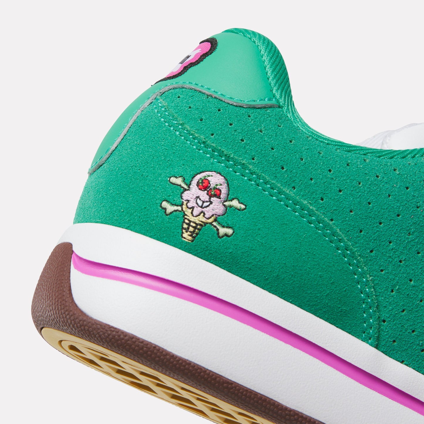 REEBOK FOOTWEAR UNISEX Reebok x BBC Board Flip Skate Shoes WATERMELON/PINK