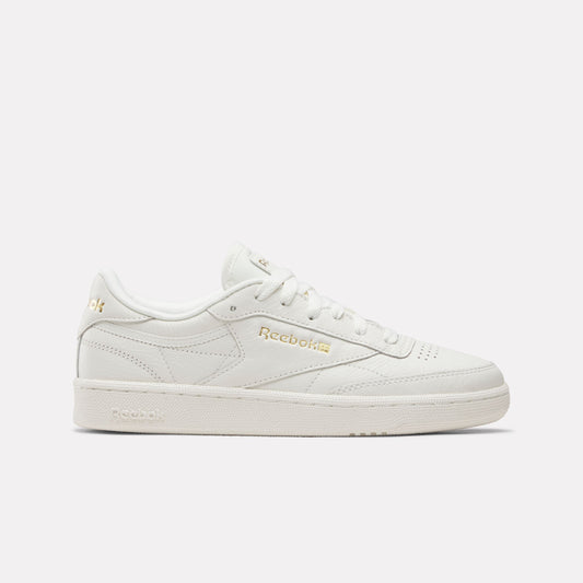 REEBOK FOOTWEAR WOMEN Club C 85 Shoes CHALK/GOLDMETALLIC