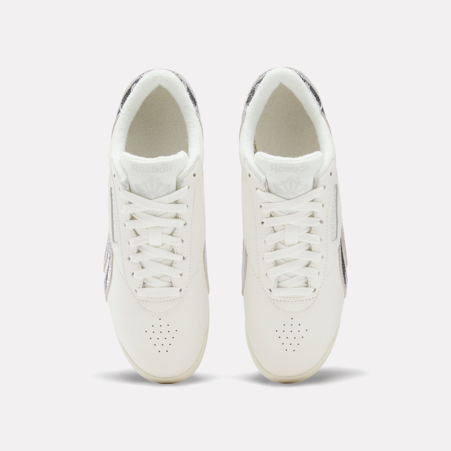 REEBOK FOOTWEAR WOMEN Freestyle Lo Shoes CHALK/SILVERMETALLIC/VINTAGECH