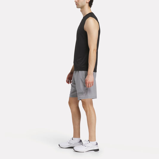 REEBOK APPAREL MEN Reebok x F45 Training Woven Shorts GREY 3