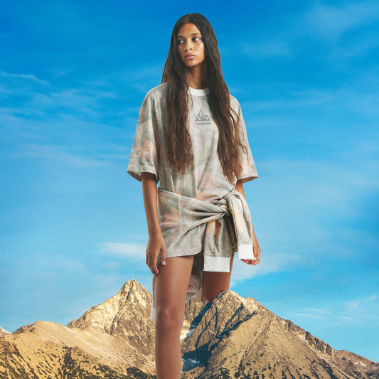 Reebok Apparel Men Reebok x Market Allover Print T-Shirt BLACK