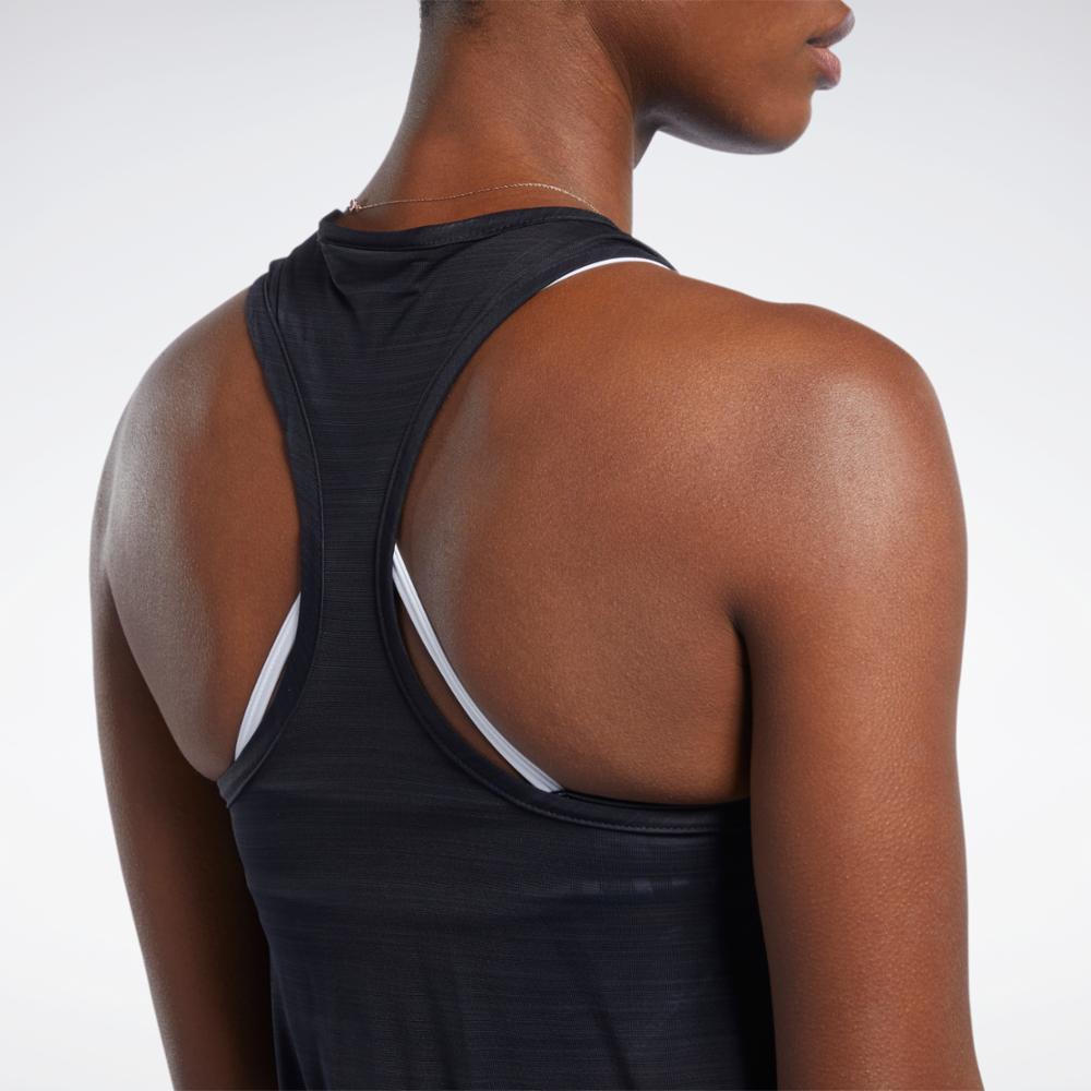 Reebok Apparel Women Workout Ready ACTIVCHILL Tank Top BLACK