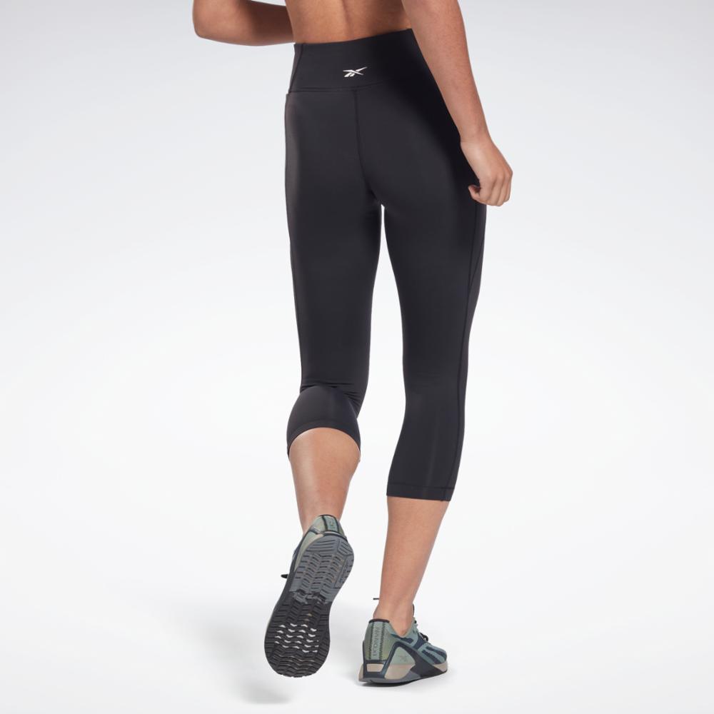 Reebok Apparel Women Lux 3/4 Leggings BLACK