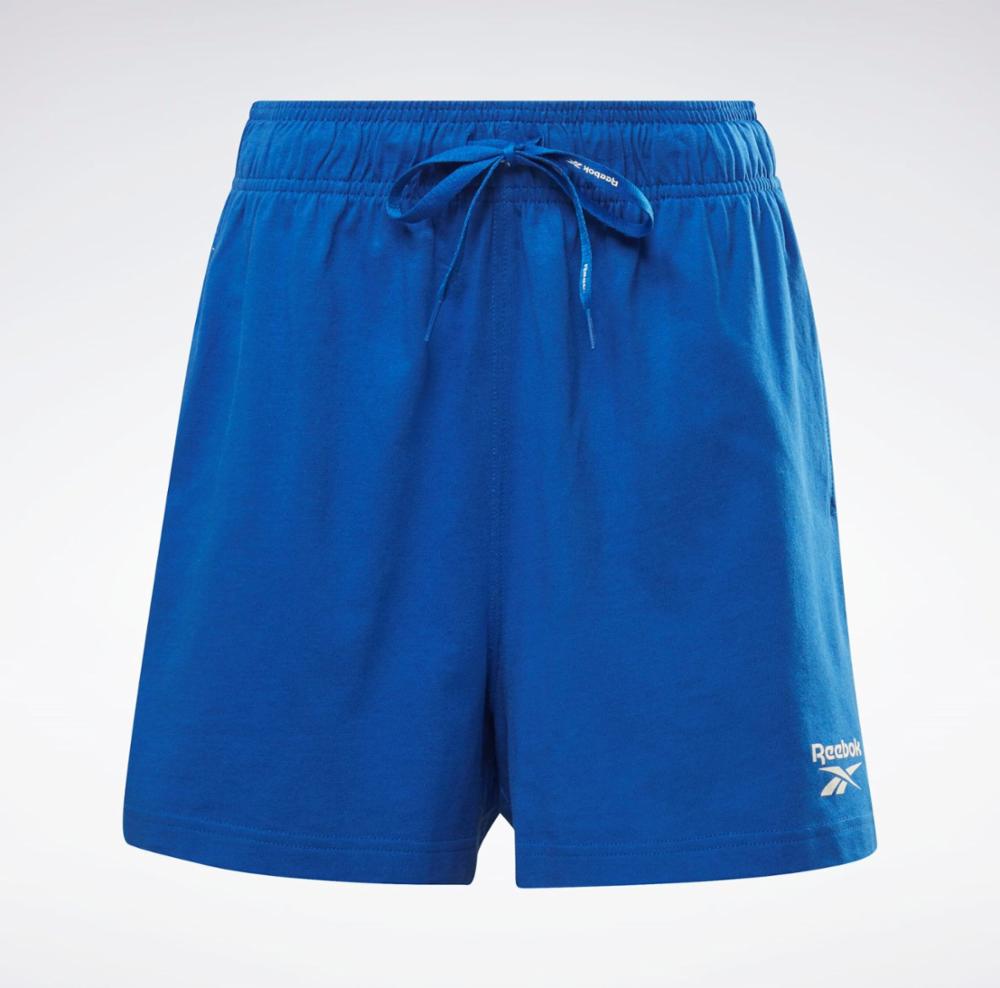 Reebok Apparel Women Reebok Identity French Terry Shorts VECBLU