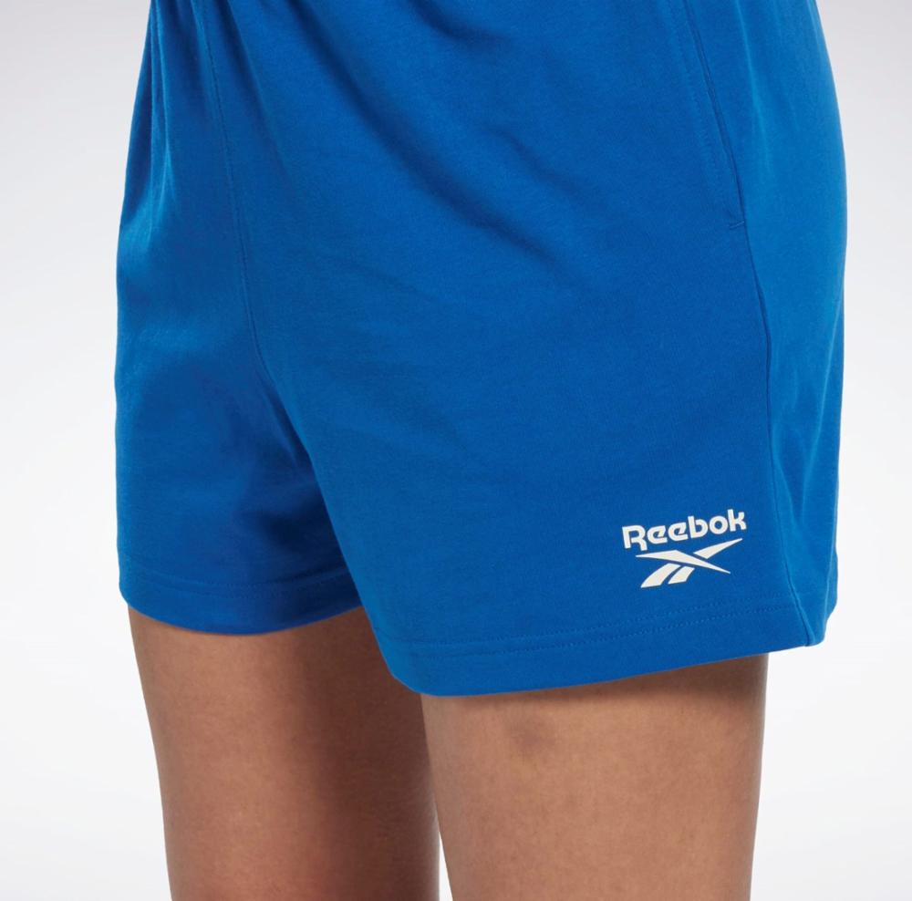 Reebok Apparel Women Reebok Identity French Terry Shorts VECBLU