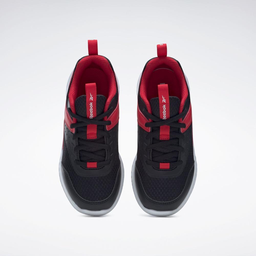 Reebok Footwear Kids Reebok Rush Runner 4 Shoes - Pre-School CBLACK/VECRED/FTWWHT