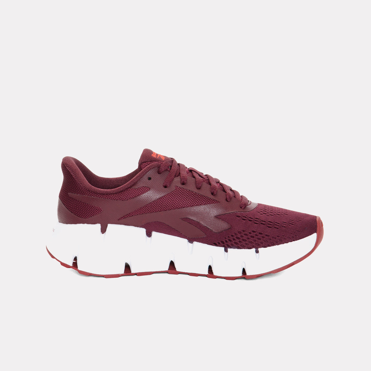REEBOK FOOTWEAR WOMEN Zig Dynamica 6 Shoes BLACK CHERRY/RETRO RED/LUXE GR