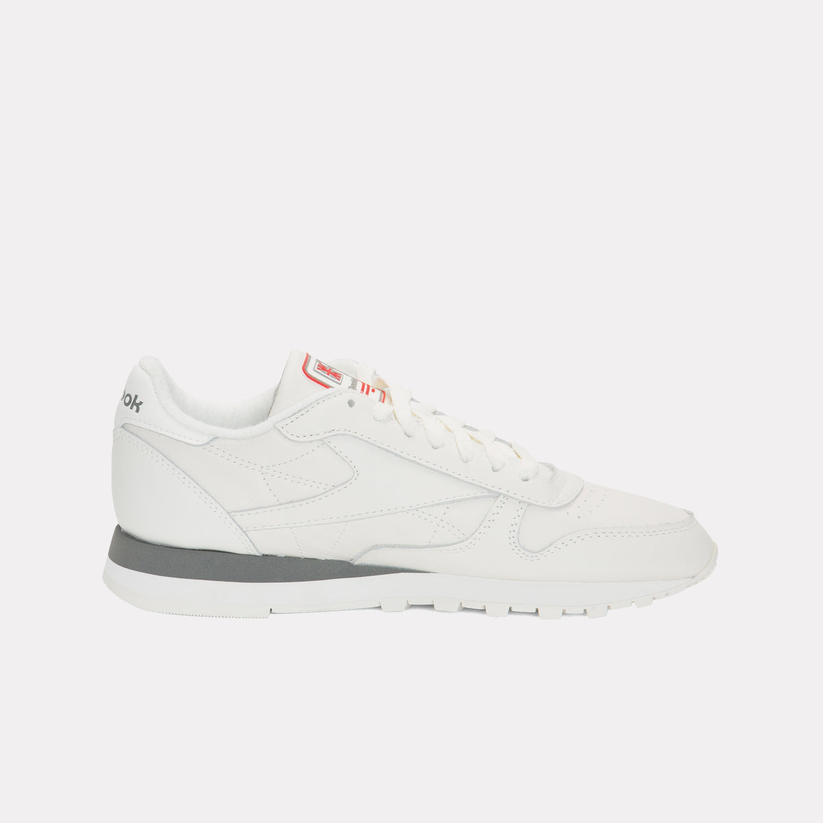 REEBOK FOOTWEAR UNISEX Classic Leather Shoes UNISEX CHALK/CHALK/GREY 4