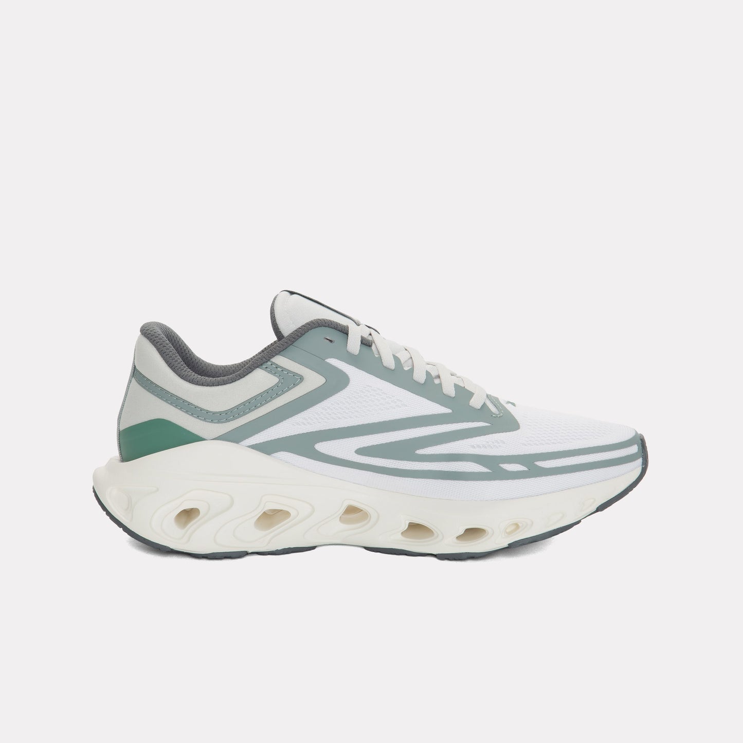 REEBOK FOOTWEAR UNISEX Fuel Flex Run Shoes FTWR WHITE/LIGHT FOG/FIELD GRE