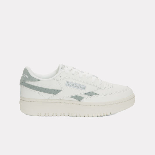 REEBOK FOOTWEAR WOMEN Club C Double Revenge Shoes CHALK/LIGHTFOG/PEARLGREY