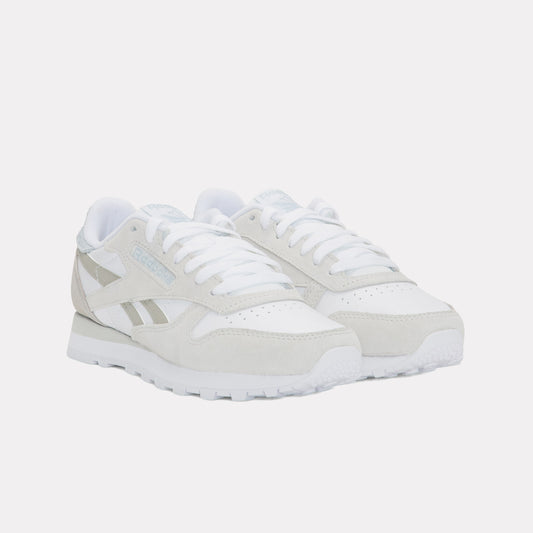REEBOK FOOTWEAR WOMEN Classic Leather Shoes FTWRWHITE/SOFTGREY/ESCAPEGREY