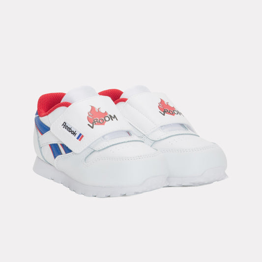 REEBOK FOOTWEAR KIDS CLASSIC LEATHER INFANT KIDS FTWRWHITE/VECTORBLUE/VECTORRED