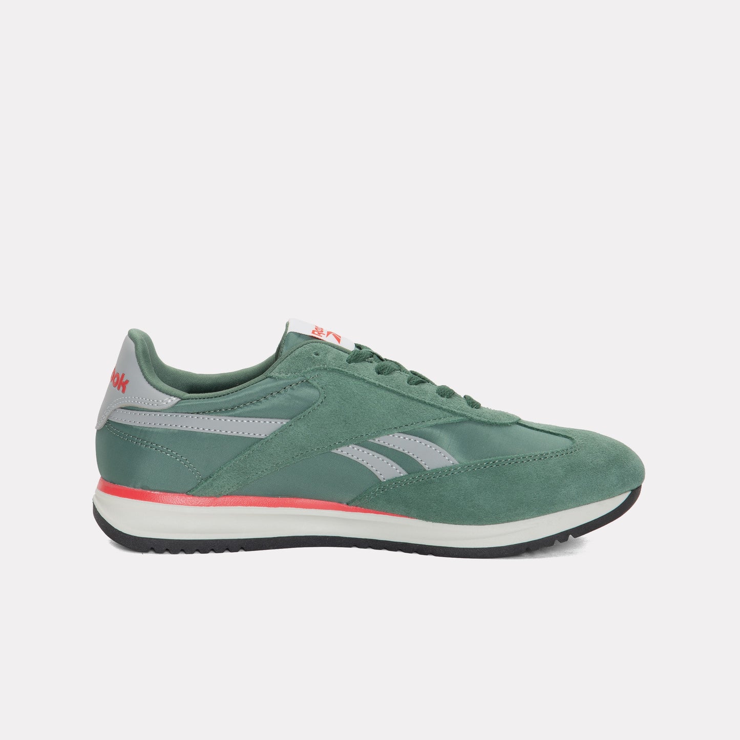 REEBOK FOOTWEAR UNISEX World 70 Shoes FIELD GREEN/GREY 2/SPORT RED/W
