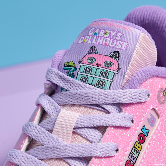 Reebok Footwear Kids Reebok x Gabby's Dollhouse CL Step 'n Flash 2.0 Elastic Lace Shoes - Baby & Toddler PINK/PINK/PURPLE