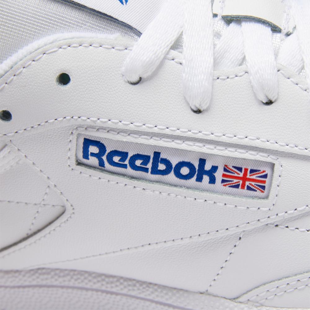 Reebok Footwear Men Club C 85 Shoes INT-WHT/ROYAL-GUM