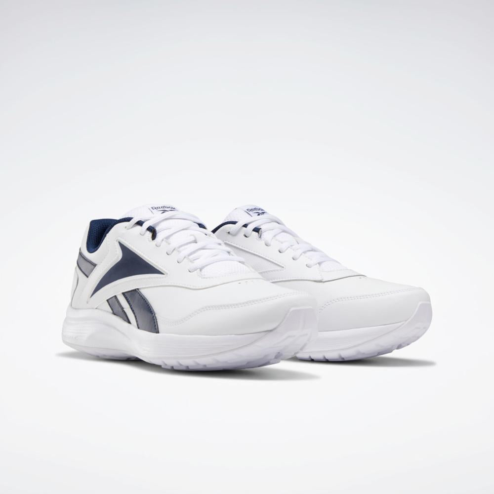 Reebok Footwear Men Walk Ultra 7 DMX MAX Men's Shoes WHITE/CONAVY/CROYAL
