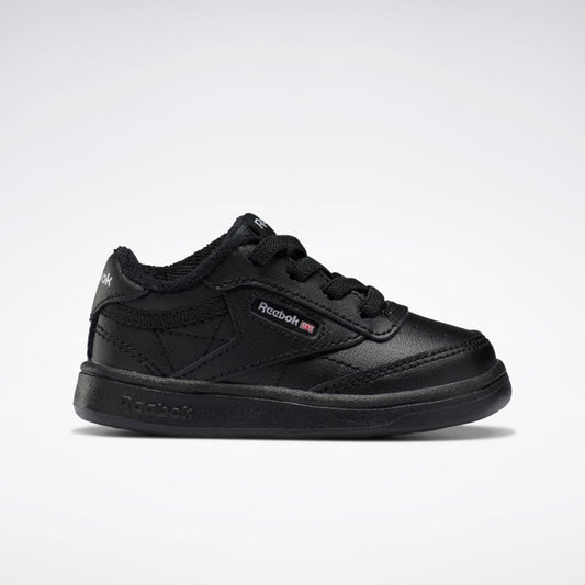 Reebok Footwear Kids Club C Shoes - Baby & Toddler CBLACK/CBLACK/CBLACK