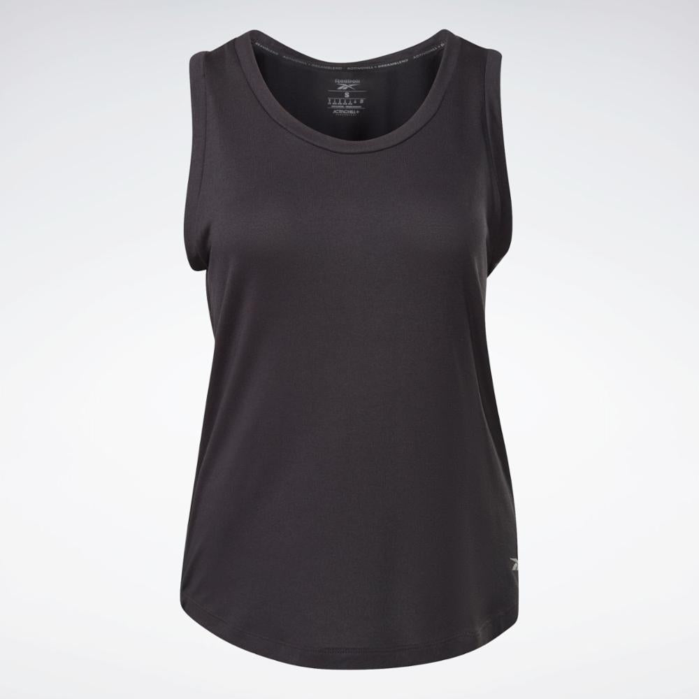 Reebok Apparel Women Activchill+DreamBlend Tank Top BLACK