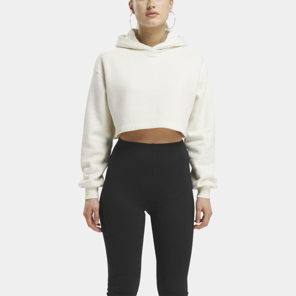 Reebok crop cheap top hoodie