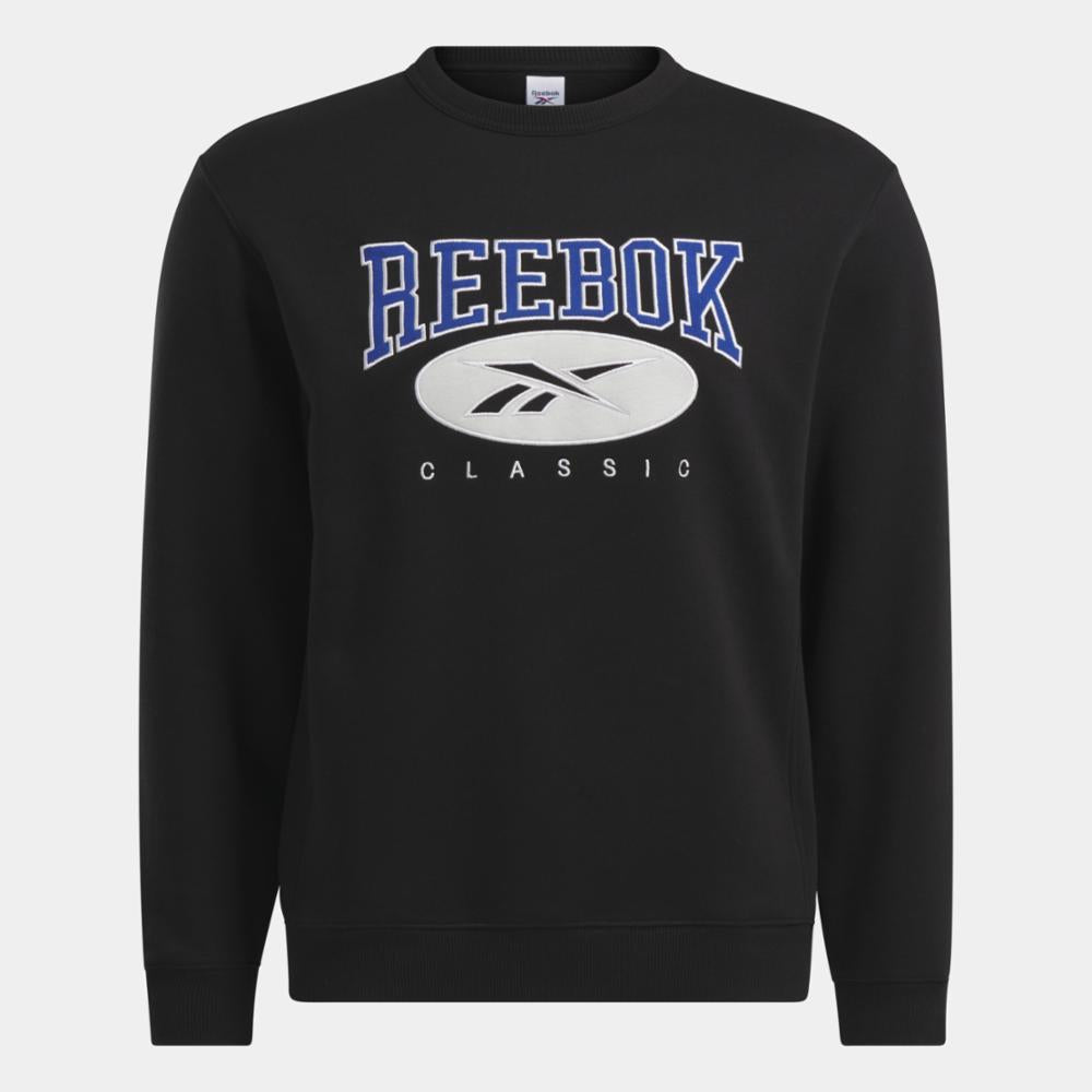 Reebok Apparel Men Classics Archive Essentials Crew Sweatshirt HOOPS BLUE F23
