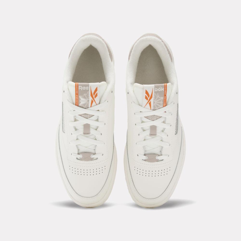 Reebok Footwear Men Club C 85 Shoes CHALK/ASH/TER