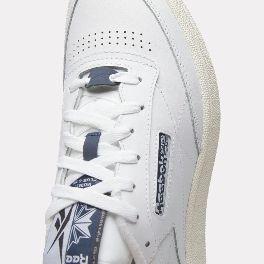 Reebok Footwear Men Club C 85 Shoes FTWWHT/EACOBL/CHALK