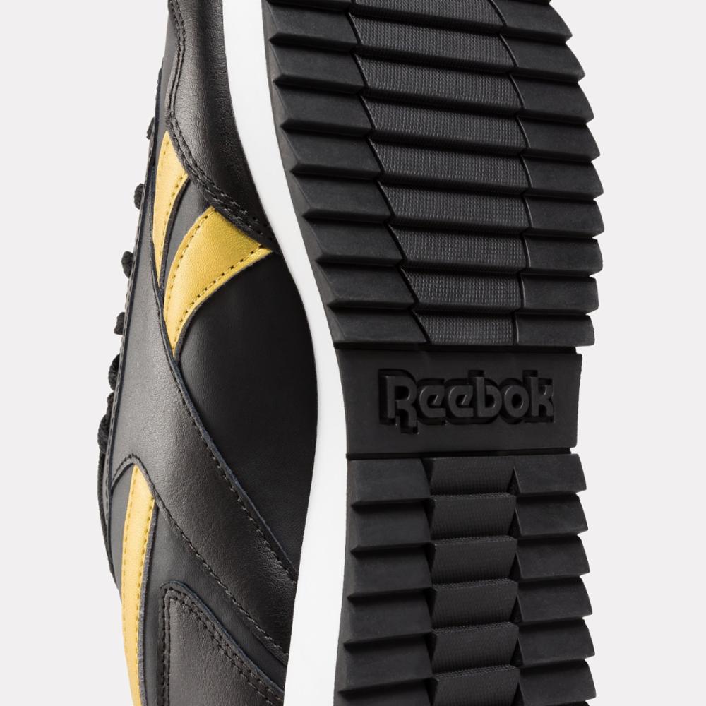 Reebok Footwear Women Reebok Glide Ripple Double Shoes BLACK/FTWWHT/GOLDMT