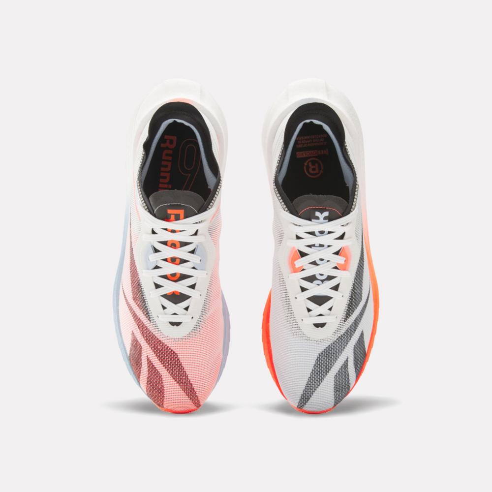 Reebok Footwear Men Floatride Energy X Running Shoes FTWWHT/CBLACK/ORGFLA