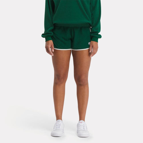 Reebok Apparel Women Classics Court Sport Shorts DRKGRN