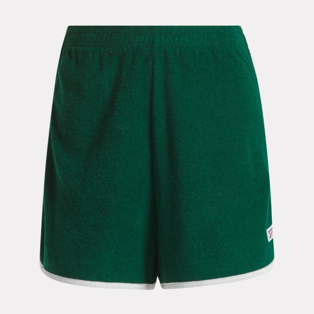 Reebok Apparel Women Classics Court Sport Shorts DRKGRN