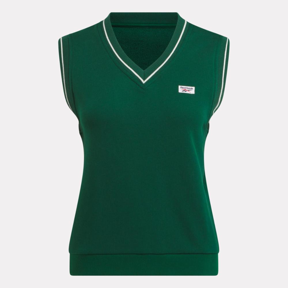 Reebok Apparel Women Classics Court Sport Vest DRKGRN