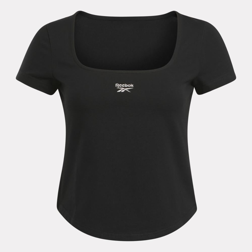 Reebok Apparel Women Reebok Classics Small Logo T-Shirt White/Black –  Reebok Canada