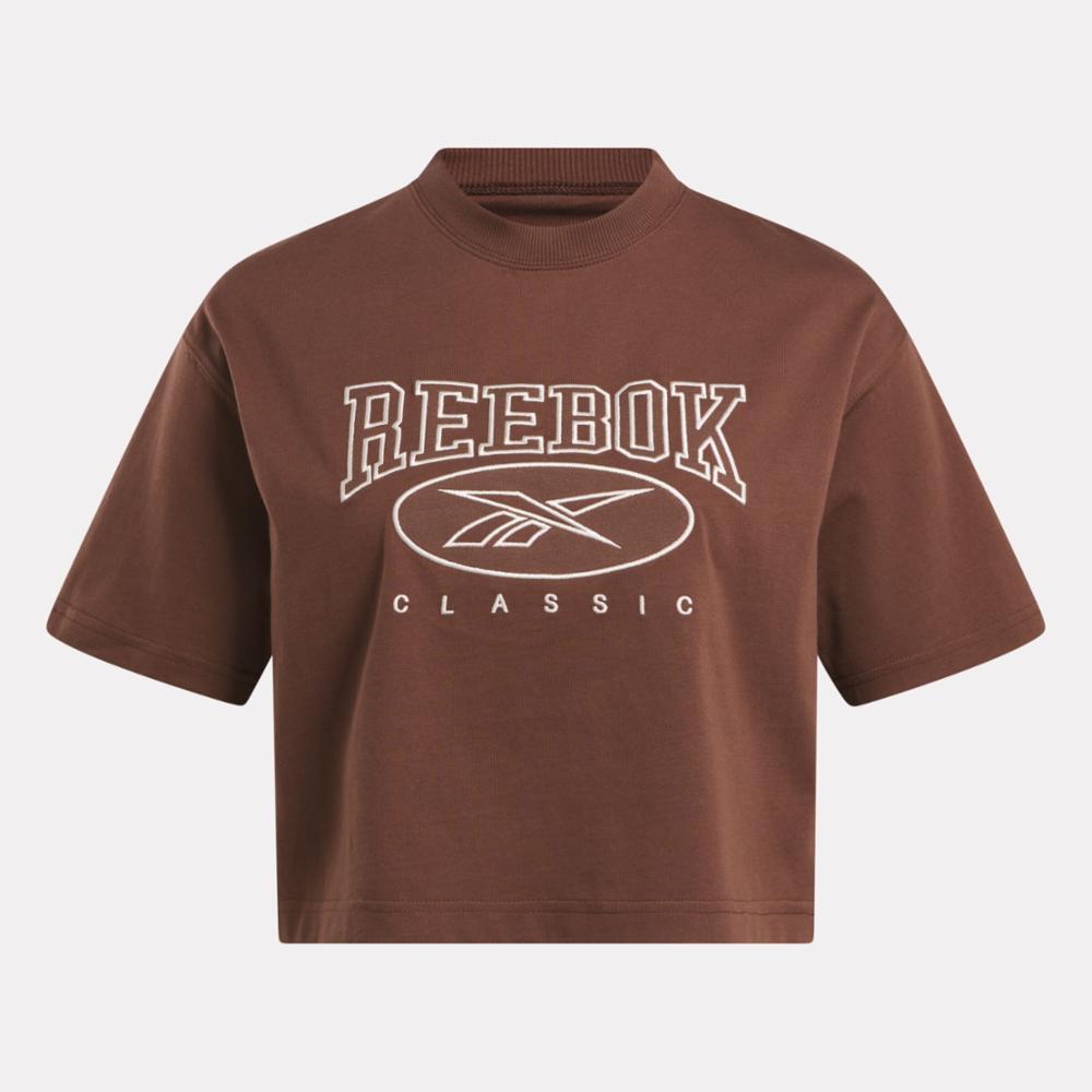 Reebok Apparel Women Classics Archive Essentials Big Logo Crop T-Shirt –  Reebok Canada