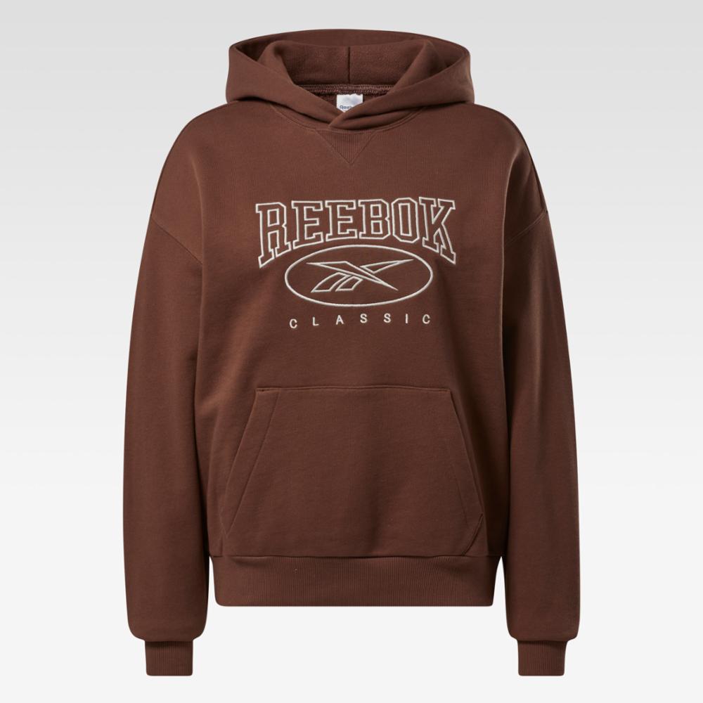 Reebok hoodie womens brown Clearance