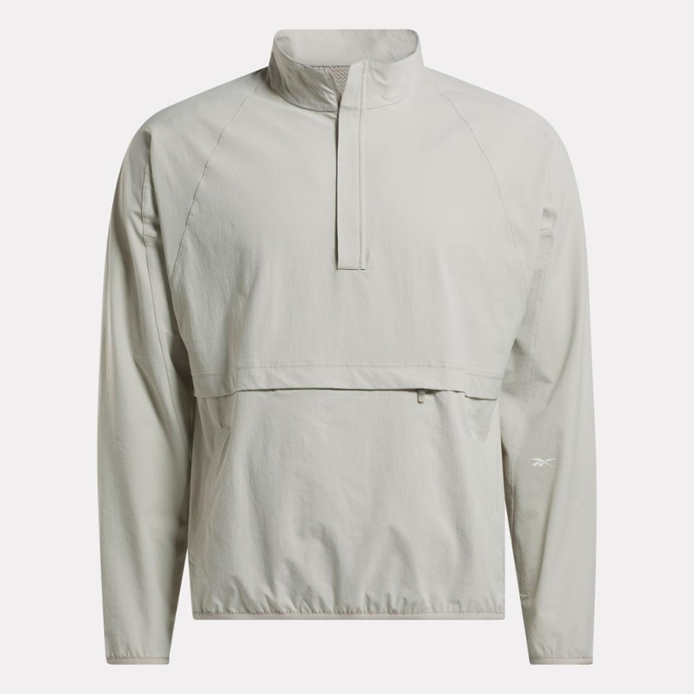 Reebok Apparel Men Active Collective SkyStretch Woven Anorak MOONST